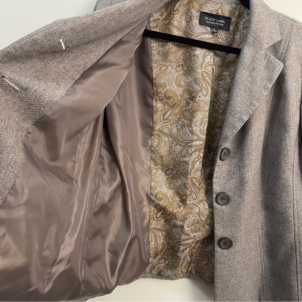 Black Label by Evan-Picone Blazer in Size Large (12) - Picture 4 of 7